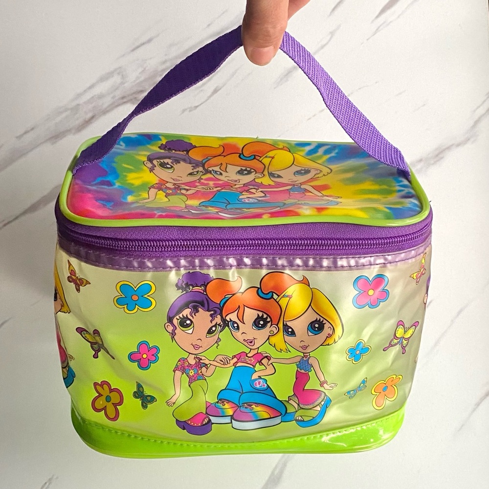VTG Lisa Frank Fab Friends makeup accessories bag